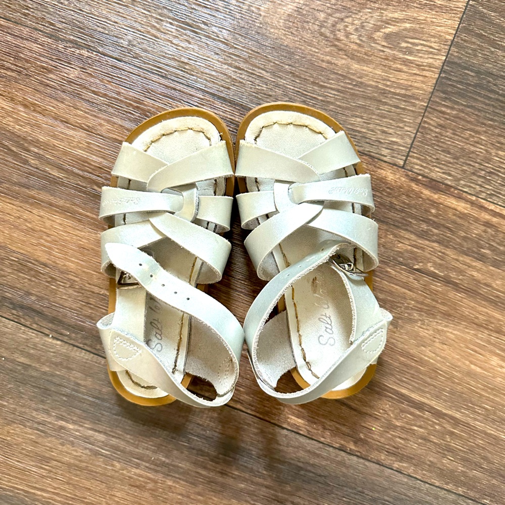 Salt Water Sandals - Metallic Silver